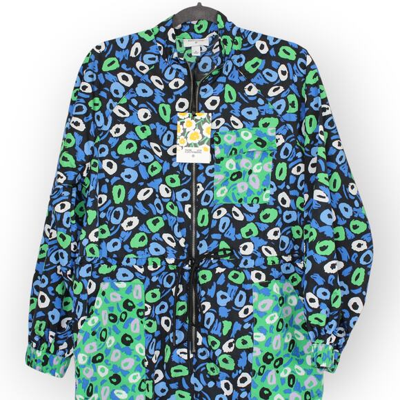 NEW Medium DianeVonFurstenberg x Target Nylon JAZZ DOT Sports Jumpsuit - Picture 3 of 9